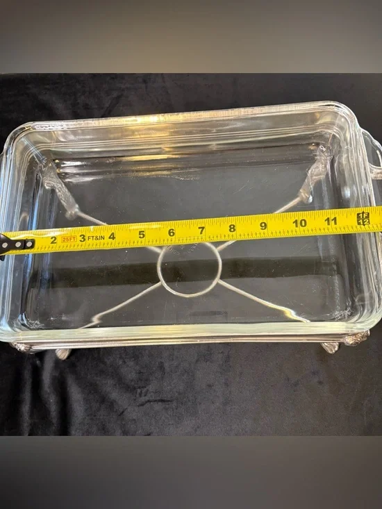 Vintage Silver-Plated Covered Chafing Dish/ Casserole Server - Picture 11 of 15